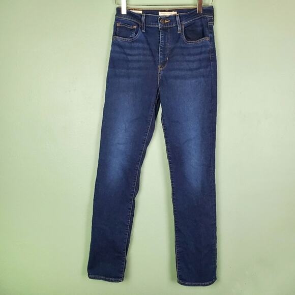 Levi's Premium High Rise Straight Big E Jeans Size 28 - Picture 1 of 8